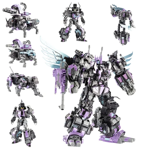 JINBAO MMC Predaking Nero Rex 블랙 Ver G1 변신 액션 피규어, KO 영화 모델 결합기 변신 자동차 로봇 완구, 6IN1