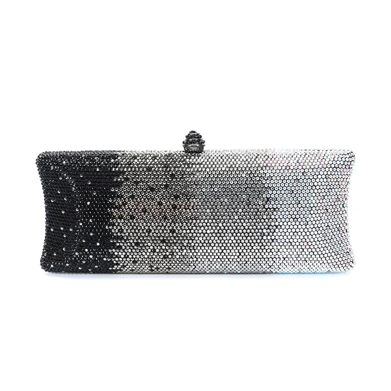 Diamond Wedding Dinner Gradual Change Hot Diamond Bag Women Handbag Shoulder Clutch Evening Bag Bolsos De Fiesta Para Mujer Boda