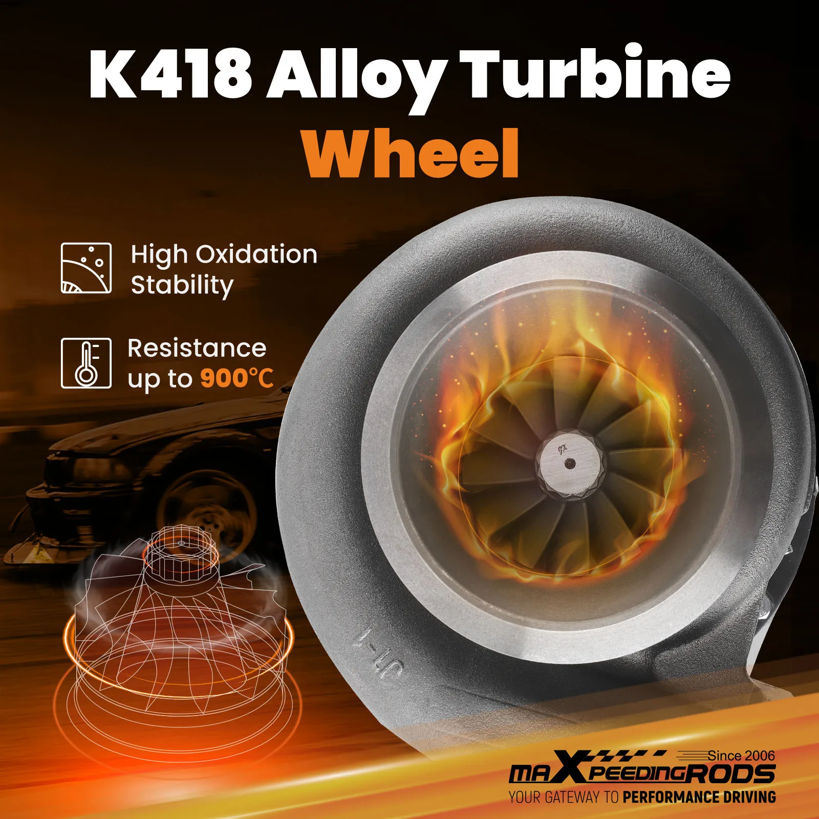 Turbocompresor Turbo para motores Cummins 1970-2012 BHT3B NTA855 88NT400 3527046