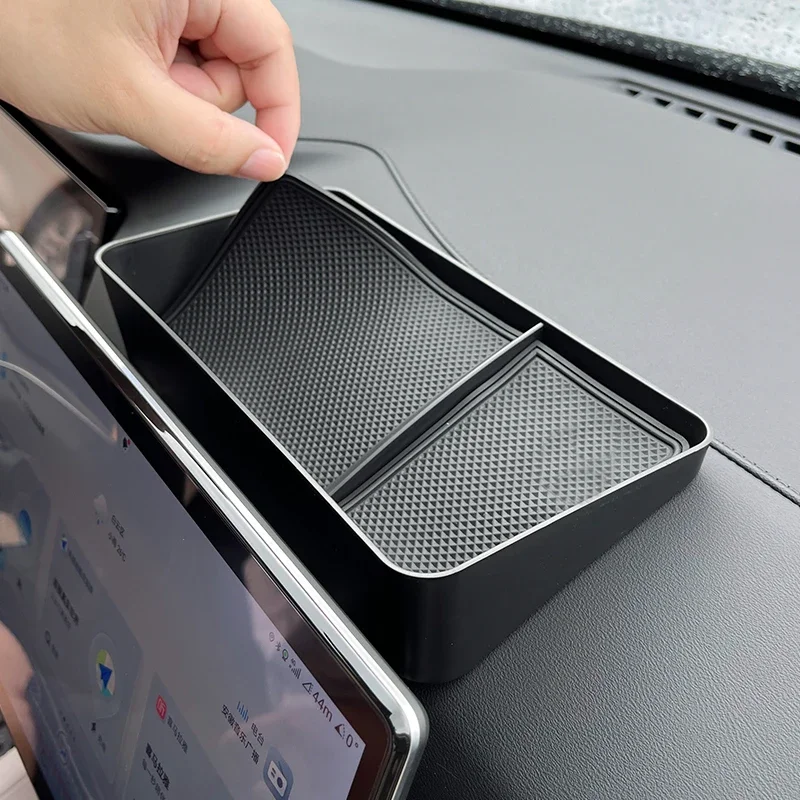 

For 2024 BYD Yuan UP Screen Rear ETC Storage Box Silicone Pad FOR BYD ATTO 2 Dedicated Car Instrument Screen Rear Storage Box