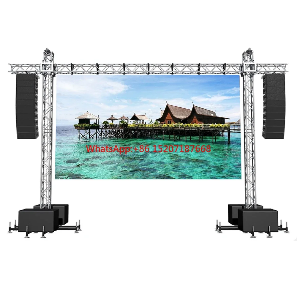 

Raybo Never Black Double Data Backup Low Price P3.9 P4.8 P5.9mm 500*500mm Easy Installation Outdoor Stage Rental Led Video Panel