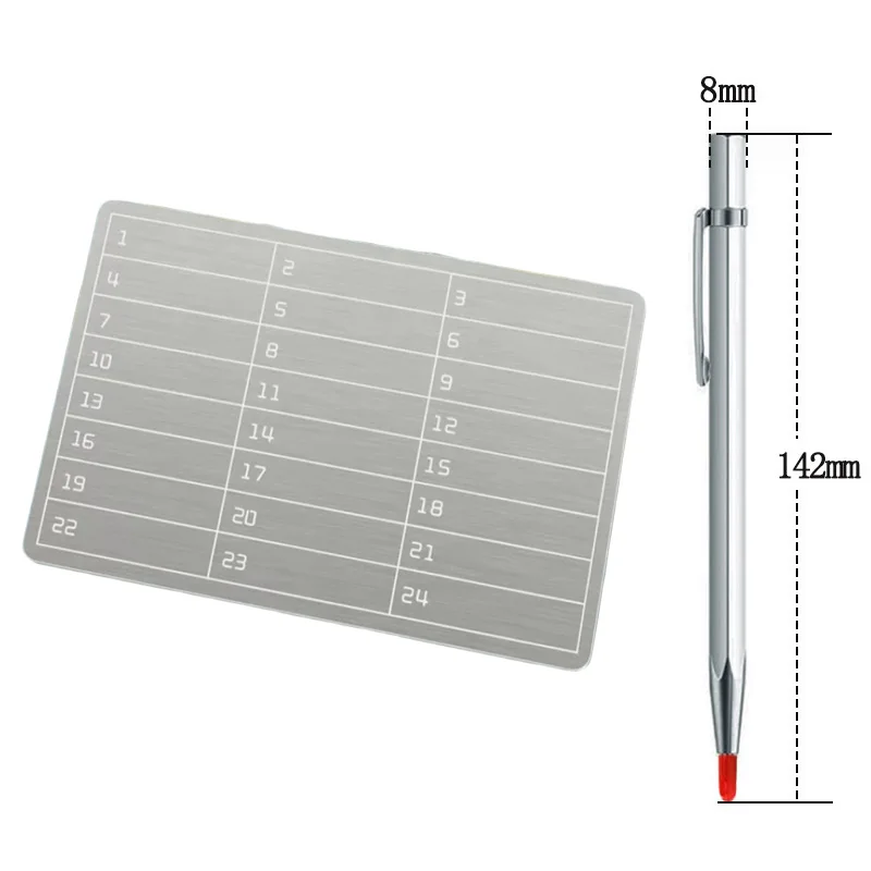 Пластины для хранения фраз с крипто-семенами оптом
