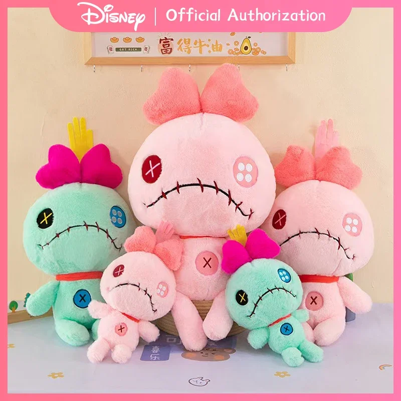 35CM-100CM New Disney Lilo & Stitch Scrump Clown Plush Toy Anime Collection Cute Stuffed Doll Memorable Souvenir Birthday Gift