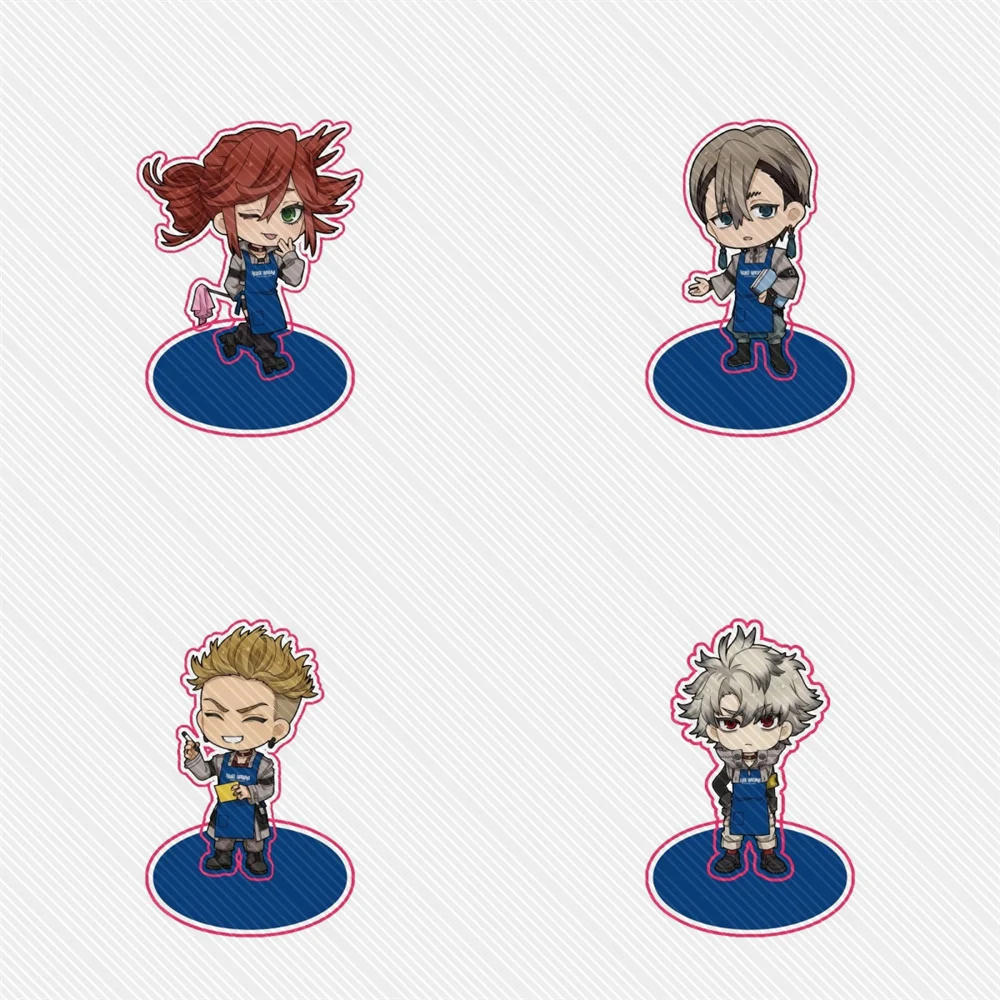 

New Anime GACHIAKUTA 10CM Acrylic Stand Ornaments Keychain Decorations cosplay Accessories Christmas Gifts
