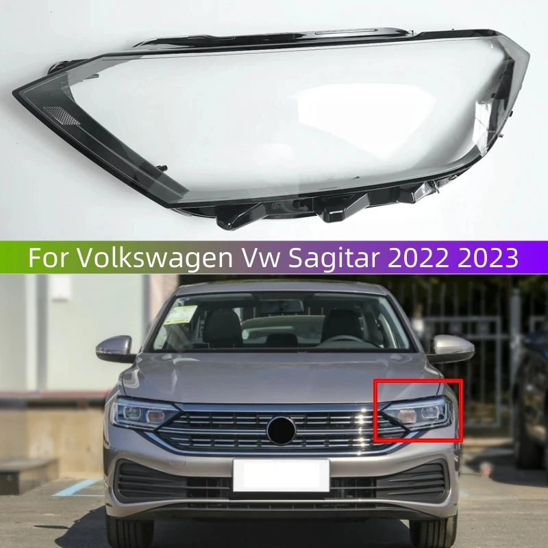 

Для Volkswagen Vw Sagitar 2022 2023, автомобильные фары, линзы для фар, замена оригинального абажура
