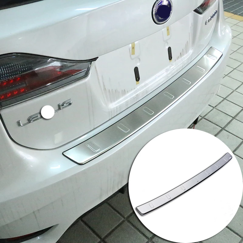 

Car stickers For LEXUS ct200h 2012-2014-2018-2020 Rear Trunk Bumper Protector Rear Scuff Plate Rear Door Sill Car Accessories