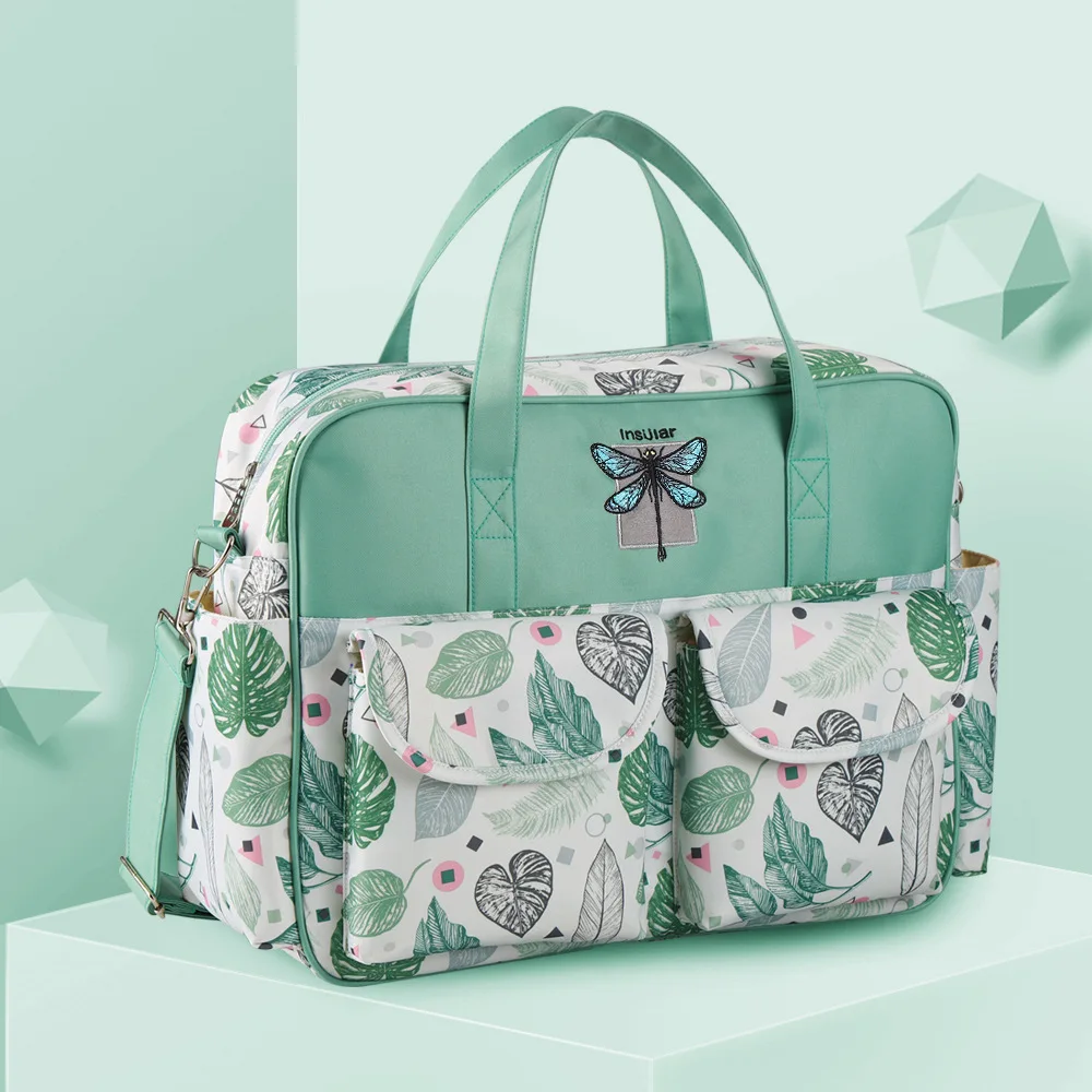 

Large Capacity Waterproof Nylon Shoulder Bag for Mothers Crossbody Carrying Bag for Mothers Babies Maternity Baby Supplies