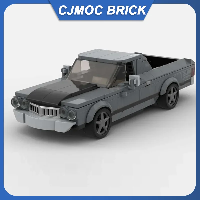

305pcs MOC Speed Car Model Building Bricks Pickup Truck EL CAMINO Modular Assemble Children Toys Suit Gifts Holiday MOC-201565