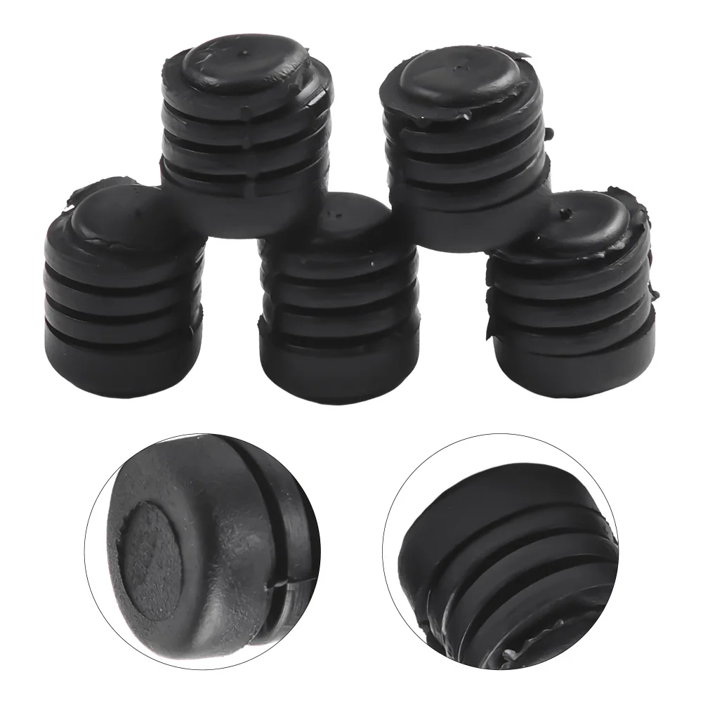 Bonnet Buffer Stop For NISSAN Apply To Hood Black Black Rubber Buffer Hood Washer 5pcs High Quaility Brand New