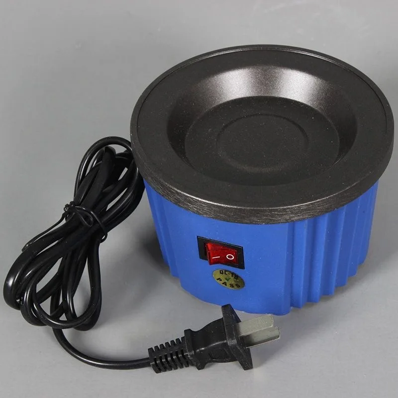 Manual PTC Hot Melt Melting Furnace 100W Switch Temperature Control Glue Pot For Wax Heating Work