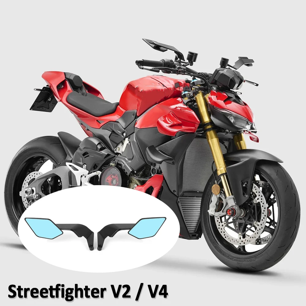 

Motorcycle Accessories Mirrors Stealth Max Mirror To Rotate Adjustable Mirrors For Ducati Streetfighter V2 V4 S 2023-2026