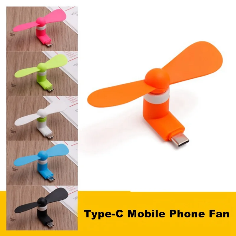 

1W Creative Portable Mini Micro USB Fan Mobile Phone Power Bank Fan USB Cool Gadgets Cooling Fans For Macbook Pro Type-C Android