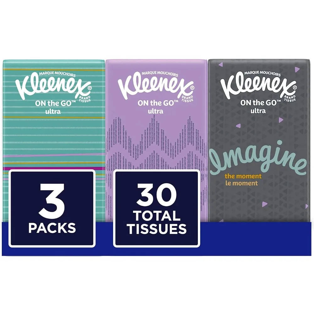 Soft Facial Tissues Premium Lotion Infused for Sensitive Skin Ultra Gentle Hypoallergenic Comfort 10 Count Per Box Convenient 3 Pack Value Bundle Ideal for Home Office Travel Daily Use Soft and Strong Disposable Tissues