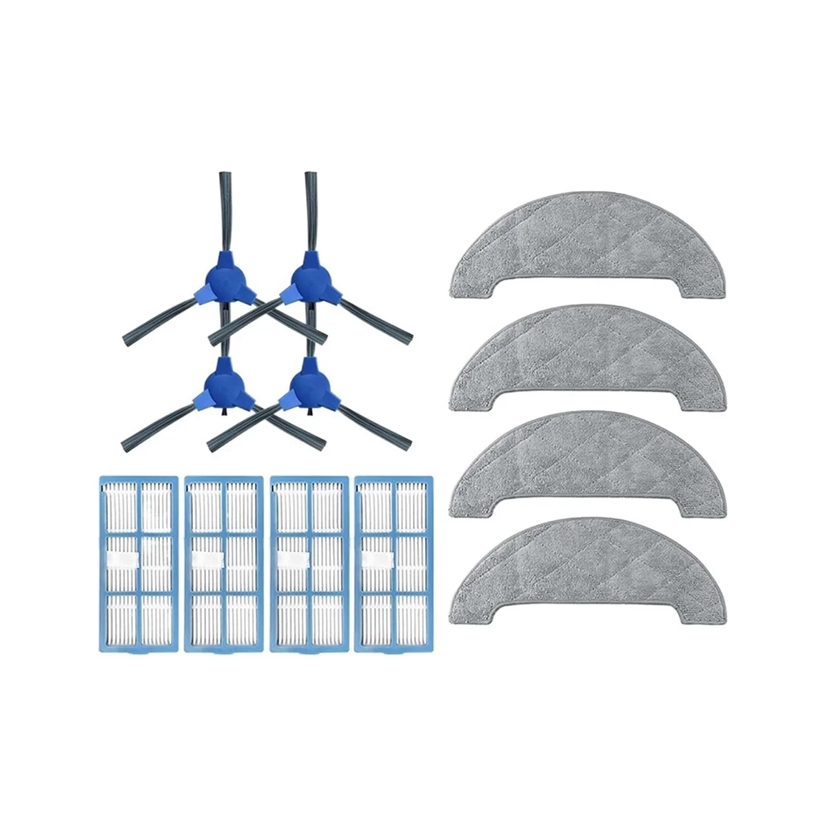 掃除機交換部品,g9070ロボット掃除機交換部品,メインブラシ,サイドブラシ,HEPAフィルター,モップパッド付属品