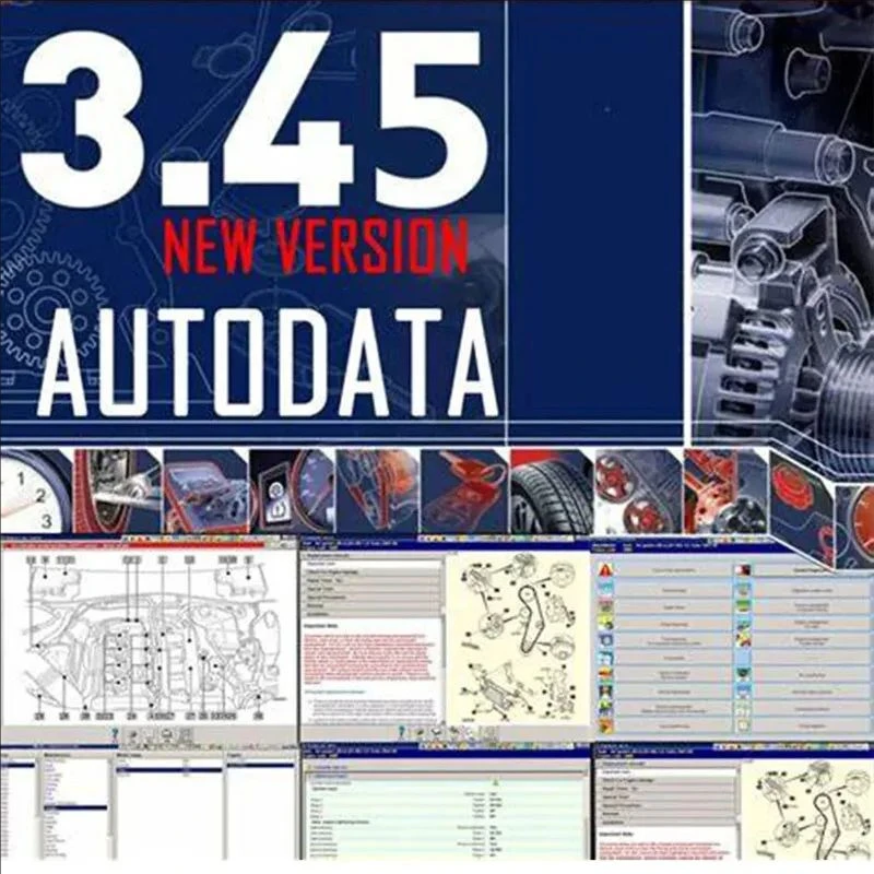 Hot AutoData 2024 latest 3.45 Car Software + Vivid Workshop Data Atris-Stakis Technik 2018.01V Multi languages Polish Spanish Li