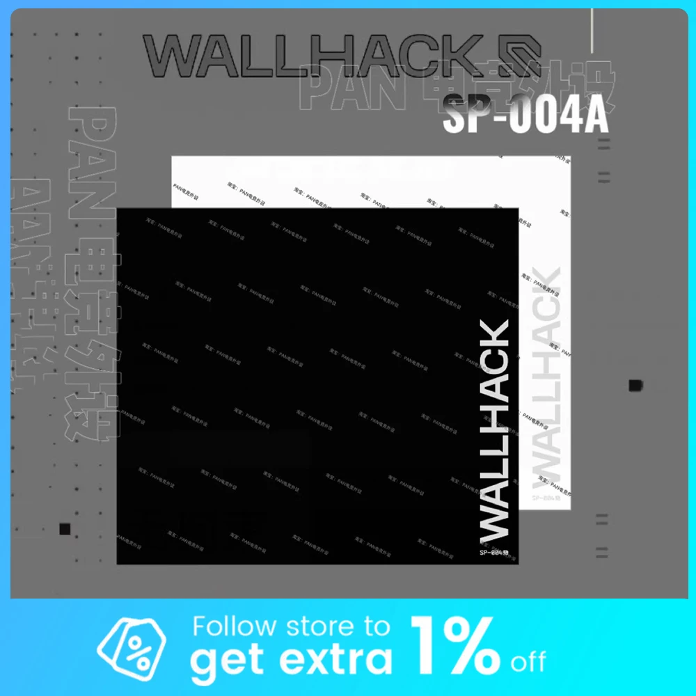 PAN Esports SP-004 Glass Mousepad Smooth and Speed Mouse Pad FPS Duplicate WALLHACK SP004 For TTK APEX CSGO PC Accessories Gifts