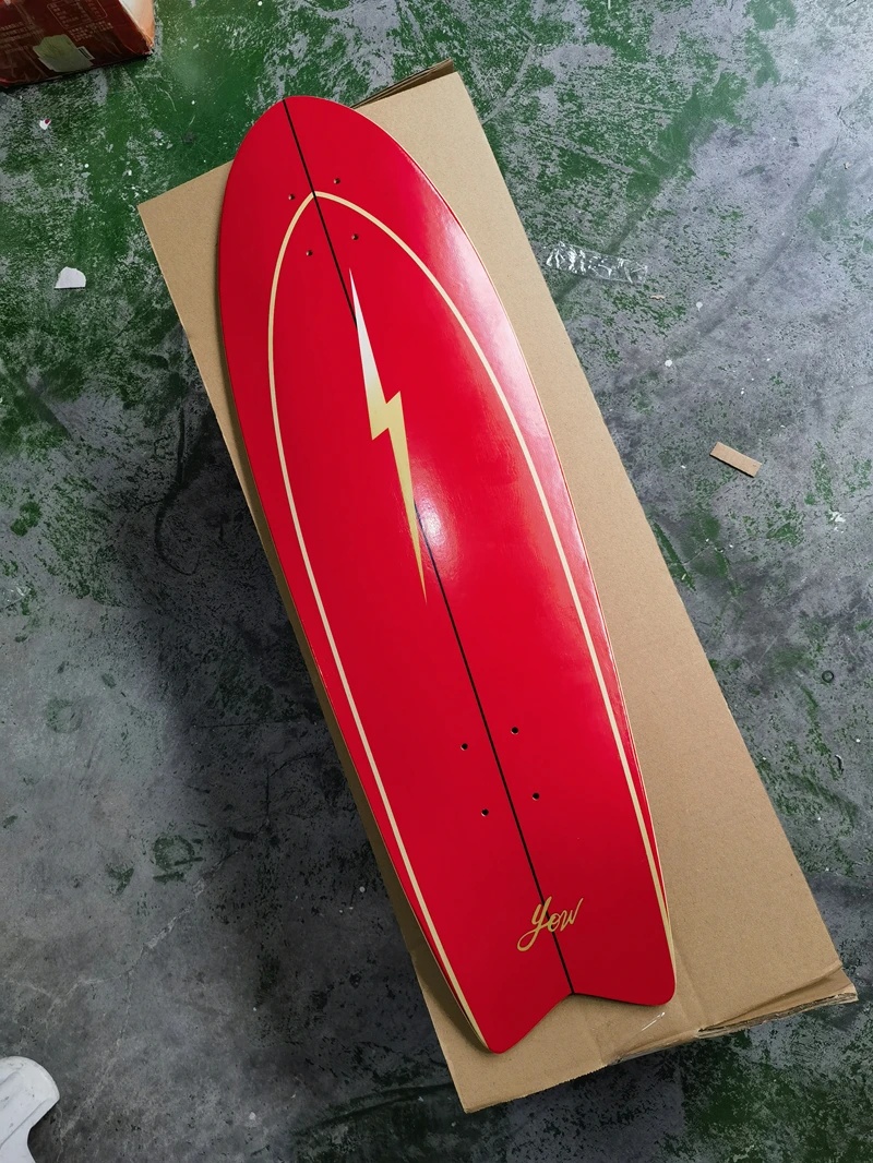 YOW land surf skateboard decks slechts 30 ~ 34 inch volledig canadese esdoorn materiaal van goede kwaliteit