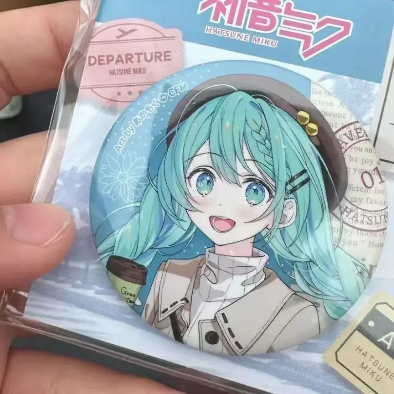 Hatsune Miku Badge Hatsune Miku Project Diva Anime Peripherals Cute Delicate Clothing Brooch Schoolbag Hanging Decorations New