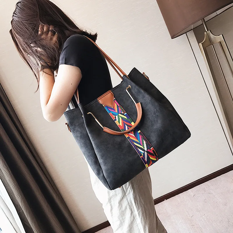 Luxury Handbag Designer Women Bags Women Messenger Brand Bag Vintage Pu Leather Handbags Two-piece Lady Shoulder Crossbody Bags