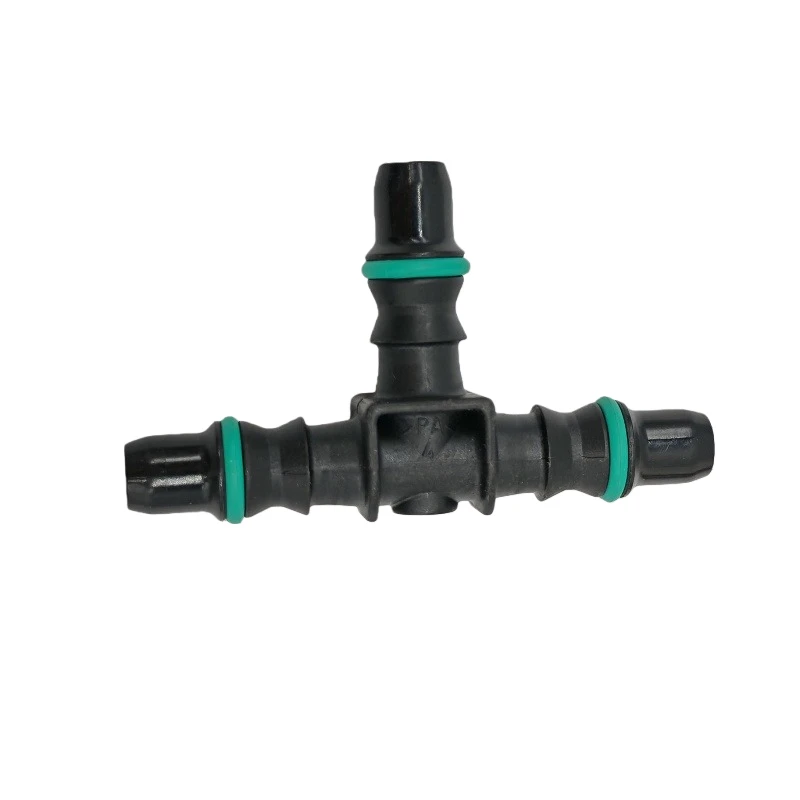 ID6 Equal tee connector Fuel line quick connector auto Fuel pipe joint plastic T adapter 2pcs a lot