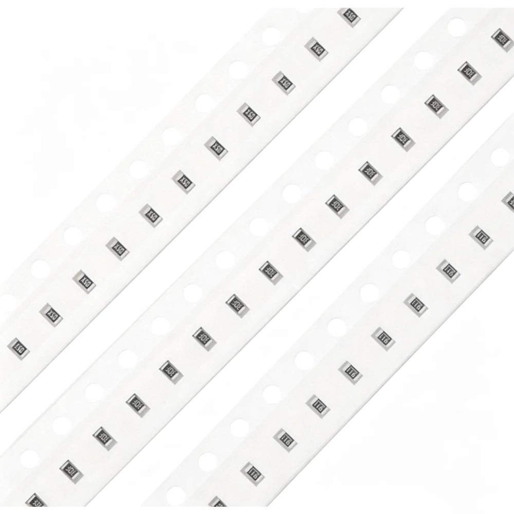 5000/10000/15000PCS 0201 0402 0603 0805 1206 1% SMD Resistor 0 10 100 330 470 510 1k 2k 3.3k 4.7k  5.1k 6.8k 10k 20k 47k 100k 1M