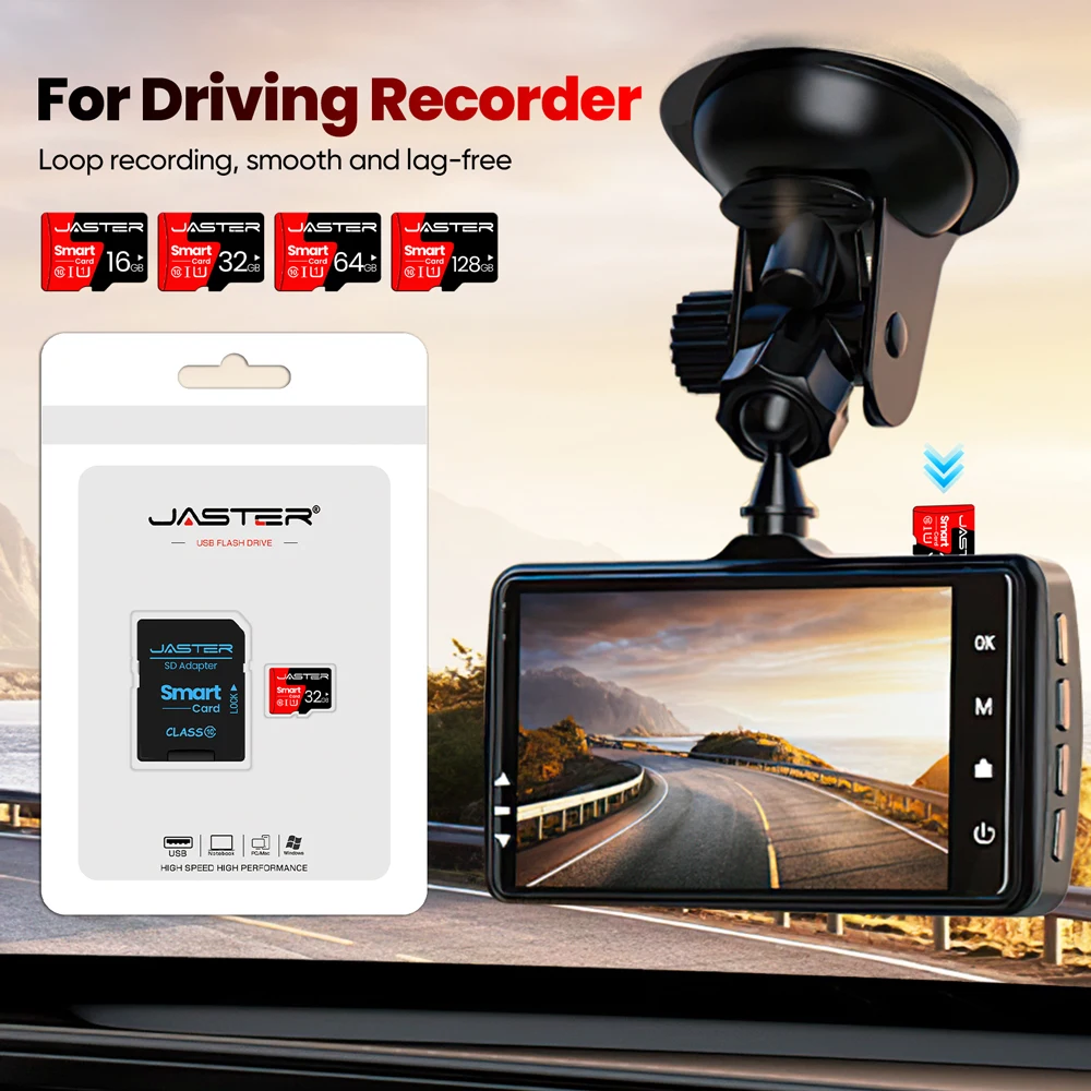 SHANDIAN Kırmızı TF Akıllı SD Araba CD Çalar Bellek Kapasitesi Genişletme 8 GB 16 GB 32 GB 64 GB 128 GB Ücretsiz Hediye SD Kart Adaptörü ile