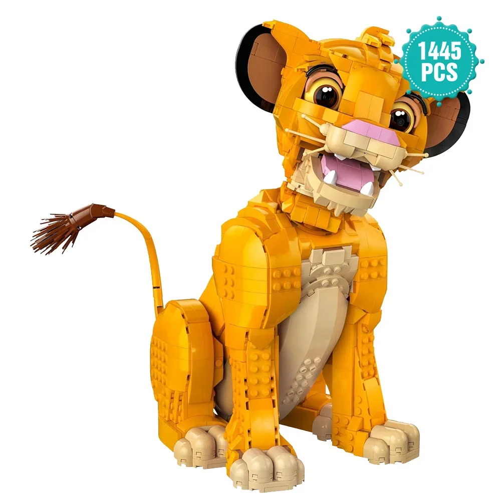 Creative Young Simbaed The Lion Building Blocks Sets,Gift Idea For Adults And Movie Fans, Compatible With Legoed Particles