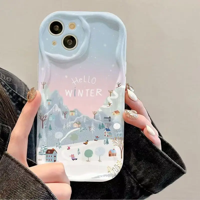 حافظة لهاتف آيفون 16 15 14 13 12 11 Plus ProMax 13 12 Mini X XS Max XR حافظة ناعمة مضادة للسقوط