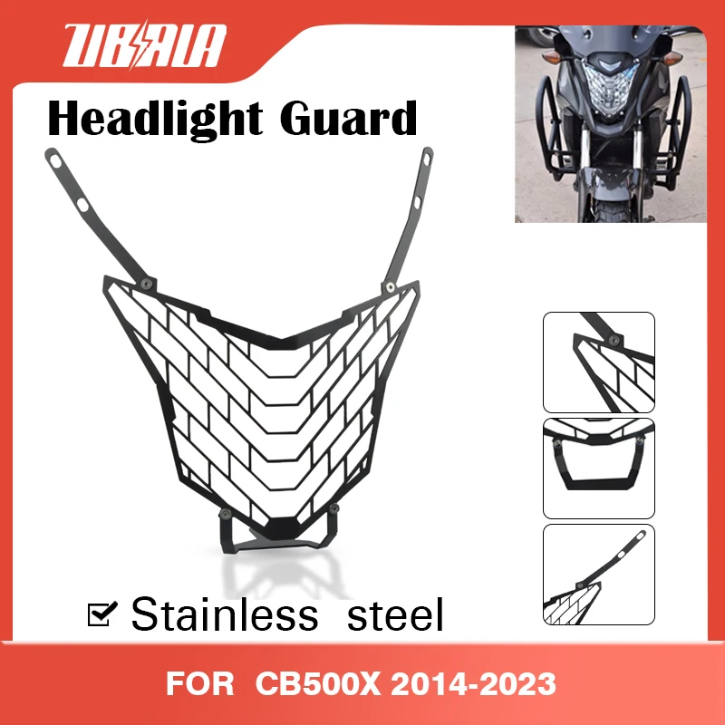 

FOR Honda CB500X CB 500X CB 500 X CB500 X 2013 2014 2015-2022 Motorcycle Headlight Head Lamp Light Grille Guard Cover Protector