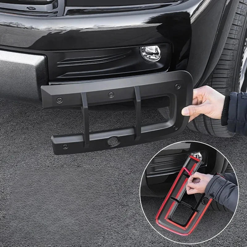 Front Rear Fog Lamp Protective Cover ABS Anti-collision Fog Light Protector for Haval H9 2024 2025 Exterior Accessories