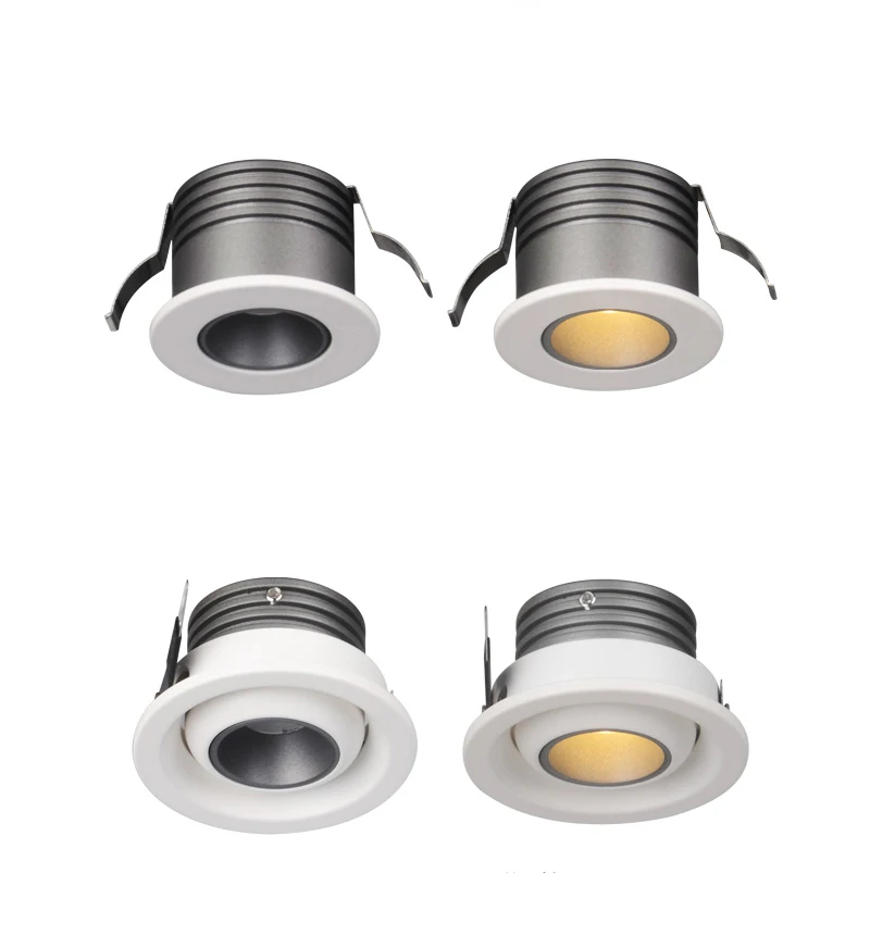 Luz descendente Led regulable CRI90, lámpara de techo empotrada redonda de 3W, CA 2023 V 110V, iluminación de punto interior para decoración del hogar, nuevo diseño, 220