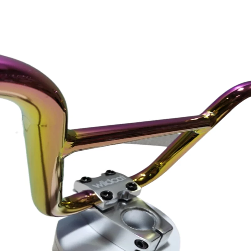 Colorful Electroplating Aluminum Alloy Handlebars, Suitable for BMX Driving Vehicles, Children's BMX Handlebars