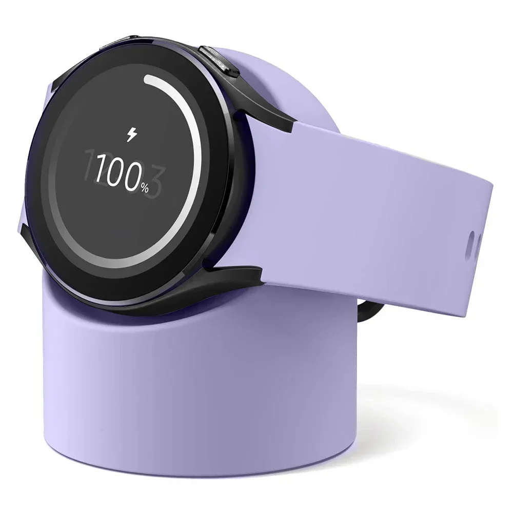Kompatibel mit Samsung Galaxy Watch 7 6 5 4 3 Ladeständer 40 44 46 mm Galaxy Watch 5Pro Ladegerät Silikonständer Ladestation