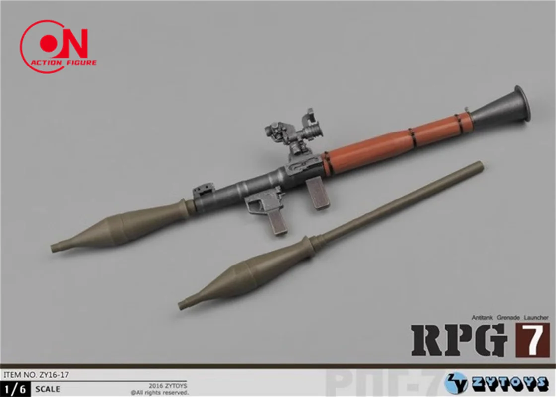 ZYTOYS 1/6 ZY16-17 солдатская сцена игрушка RPG-7 пистолет модель оружия подходит для 12 дюймов мужской женский экшн-фигурка тела
