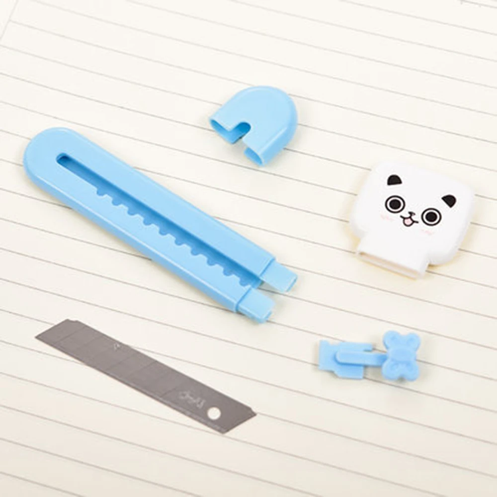2 PCS Cute Little Knife Capable Student Mini Portable Utility Knife Envelope Letter Opener Paper Cutter 2021