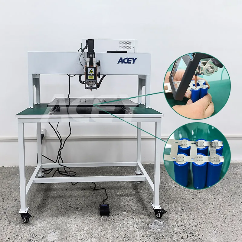 8000A 10000A Transistor  220V Electric  Spot Welding Machine 18650 21700 32700 33140 Manual  Pack Spot Welder