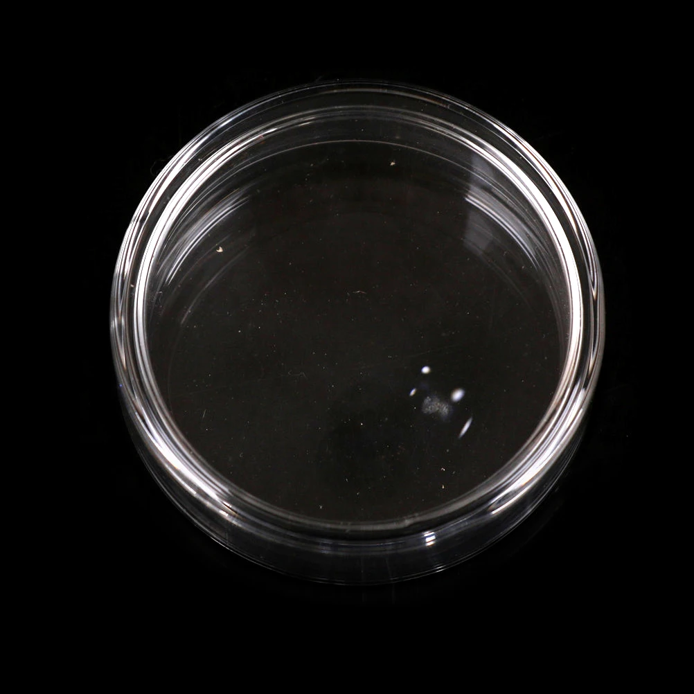 Juego de platos de Petri bacterianos de vidrio de borosilicato alto de 60mm con cubierta, plato de cultivo bioquímico, vajilla para cultivo de tejidos, 1 Juego