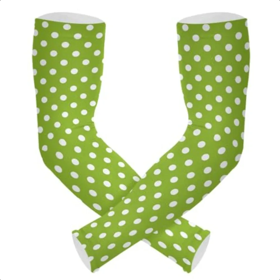 

Wamika Gardening Sleeves Spring Globe Daisy Flowers Farm Sun Protective Arm Sleeves with Tumb Hole