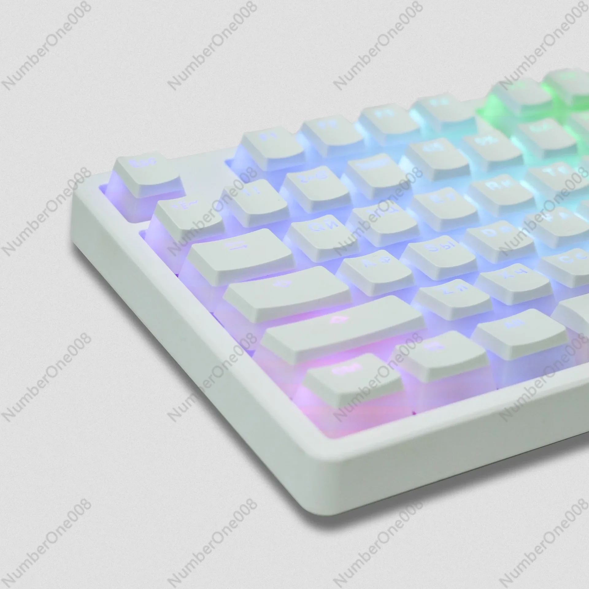 غطاء مفتاح روسي بريطاني، غطاء مفتاح روسي، لوحة مفاتيح حقن ثانوي، غطاء مفتاح PBT، ارتفاع O Em