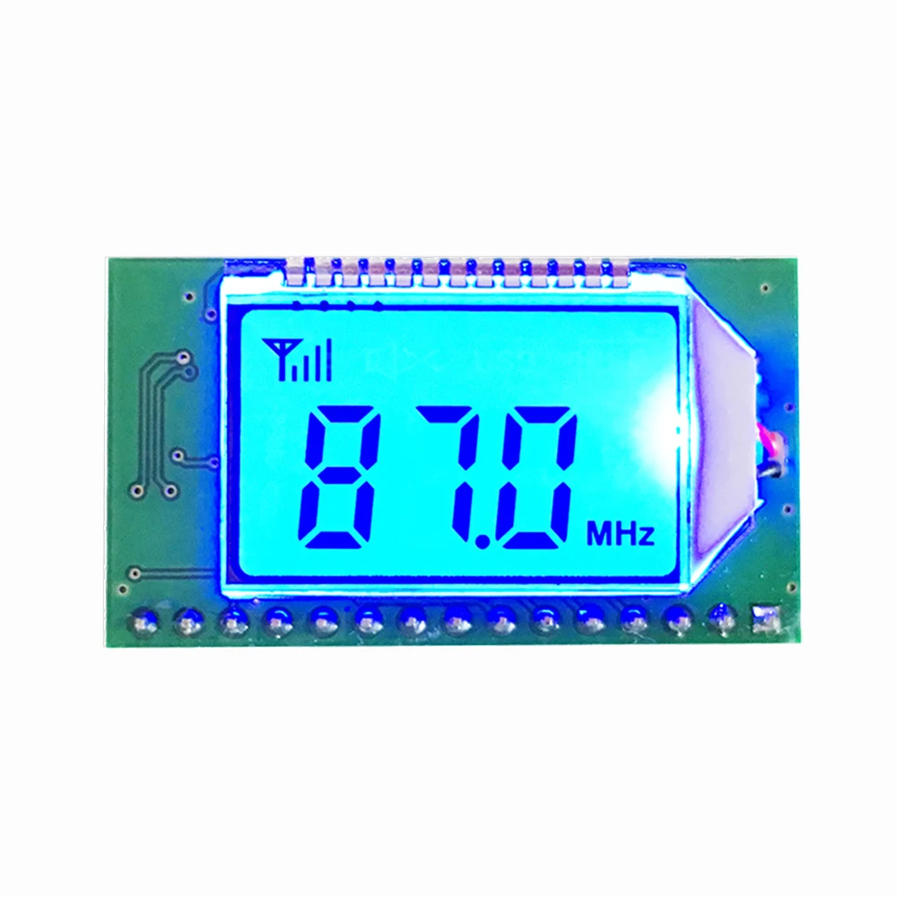 DIY Wireless FM Radio Receiver Module 87.0MHz-108.0MHz Frequency Modulation Digital Radio Transmitter Board with LCD Display