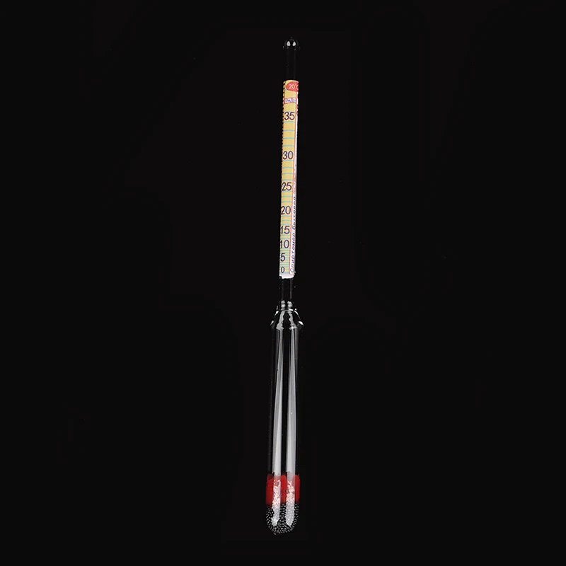 1PC New Glass Household Alcohol Meter 0-96 Distillation Alcohol Machine Fermentation Brew Hydrometer Tester For Alcohol Product