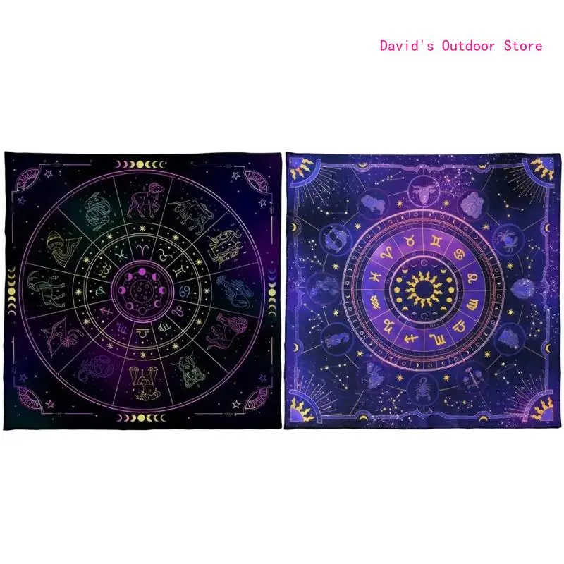 

Astrology Tarots Table Altar Cloth Board Games Mats Divinations Altar Tablecloth X3UA