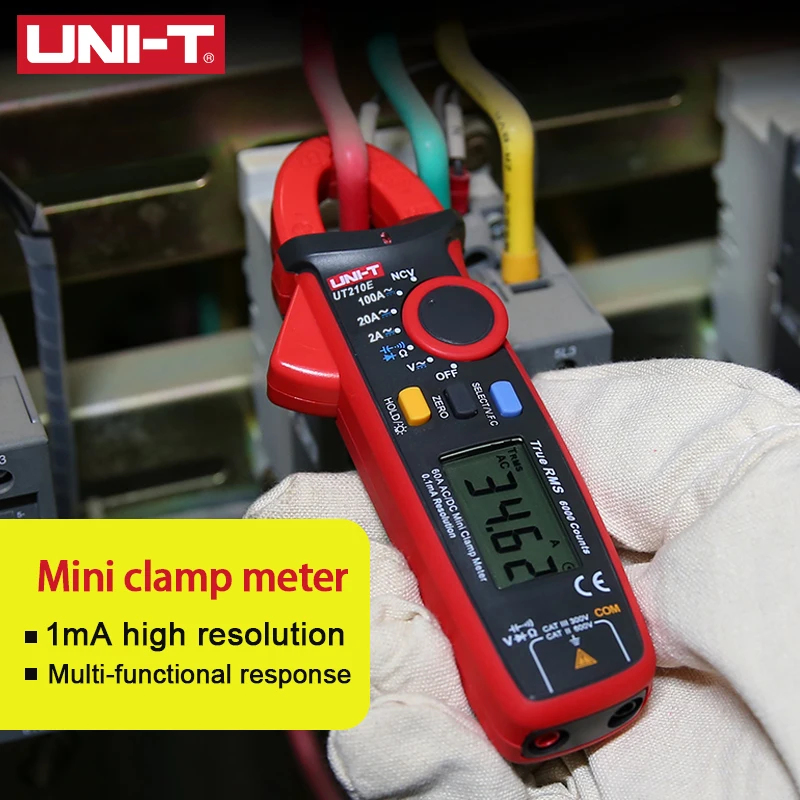 UNI-T UT210E UT210D UT202A+ UT204 PLUS UT207B UT208B Clamp Meter AC/DC Digital Voltmeter Ammeter Pliers Current Multimeter