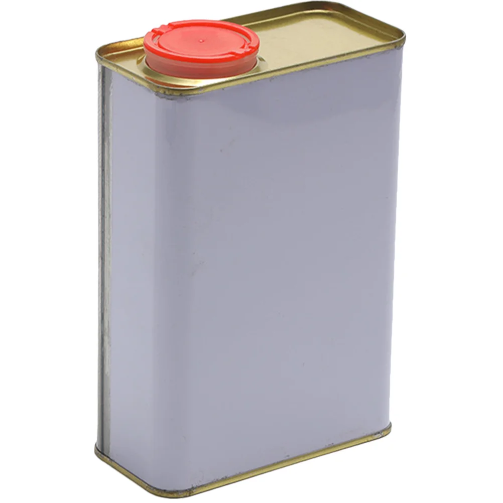 

Portable Tinplate Paint Bucket Jar Touch up Container Plastic Iron Rectangle Can