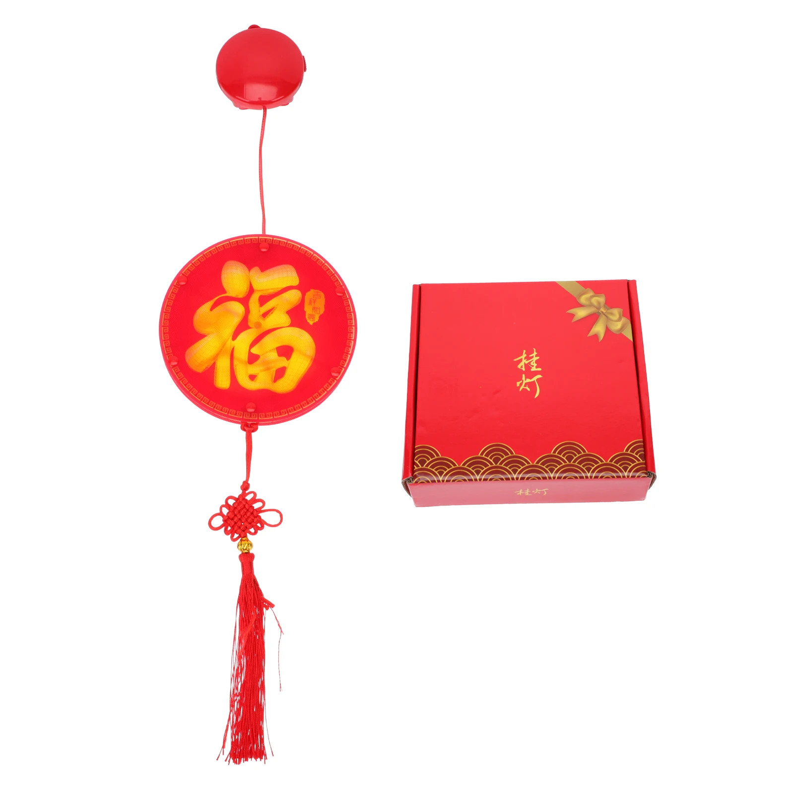 

1pc Creative Chinese Character Suction Cup Light Led Festival Hanging Decor New Year Atmosphere Lamp For Home Hotel Office Decor