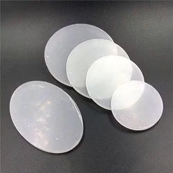 1pcs Round Ellipse Acrylic Transparent Bases fit for Clay Sculpture Clay Tools
