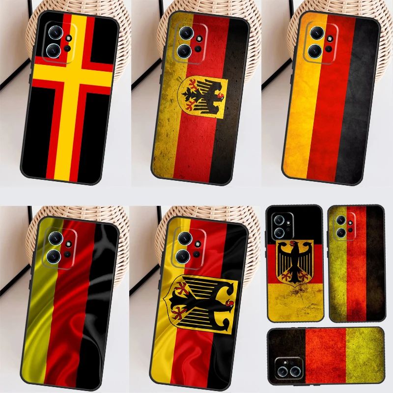 Germany Flag Banner Case For Xiaomi Redmi Note 12 11 10 8 9 Pro 12S 11S 10S 9S Coque For Redmi 12 9C 10C 12C