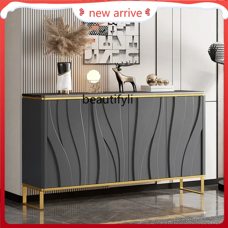 

D2520 Entrance Entrance High-End Hallway Shoe Cabinet Modern Minimalist Living Room Sideboard Cabinet Front Door Storage Curio C