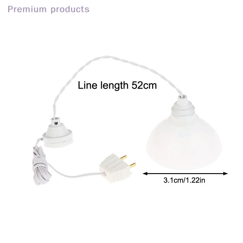 1/12 móveis em miniatura decoração casa de boneca acessórios para casa de bonecas simulação led lustre modelo casa de bonecas