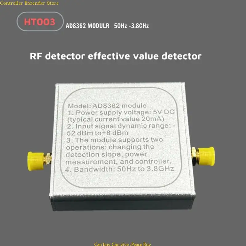 RF Power Meter Highs Speed 50Hz to 3.8GHz Logarithmic Detectors Highs Frequency Radio Frequency Detection Module